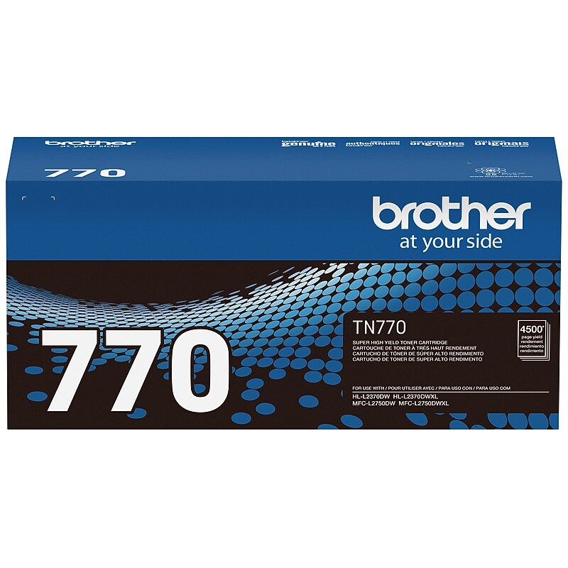 Brother TN 770 Black Extra High Yield Toner Cartridge image 1