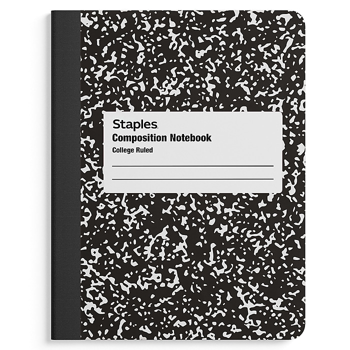 Staples 1-Subject Composition Notebook, 7.5