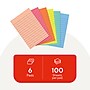 Staples Sticky Notes, 4" x 6", Assorted Colors, 600 Sheets – Standard Self‑Stick Notes for Messages, Reminders & Planning~#|#~FB134E3F-439D-45B9-99F20DD6C56C4779_sc7
