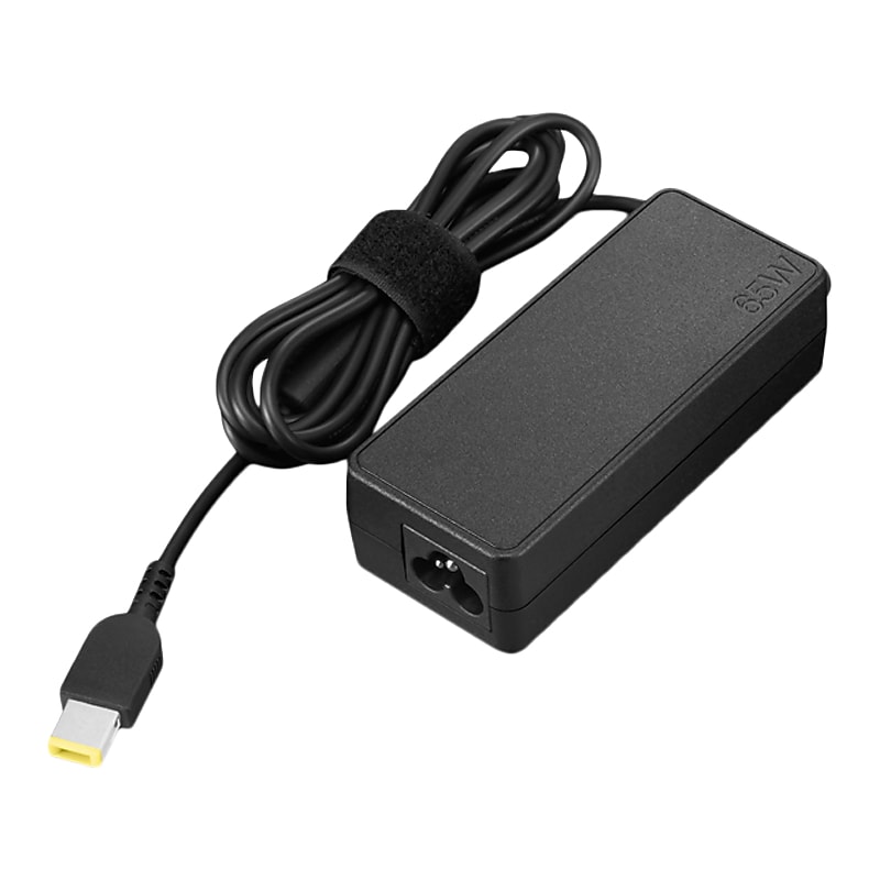 Lenovo ThinkCentre 65W AC Adapter, Black (4X21J81436) image 1