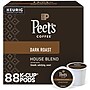 Peet's Coffee House Blend Coffee Keurig K-Cup Pod, Dark Roast, 88/Box (6546CT)~#|#~FB19060E-B683-44AD-9411FF28BB775706_sc7