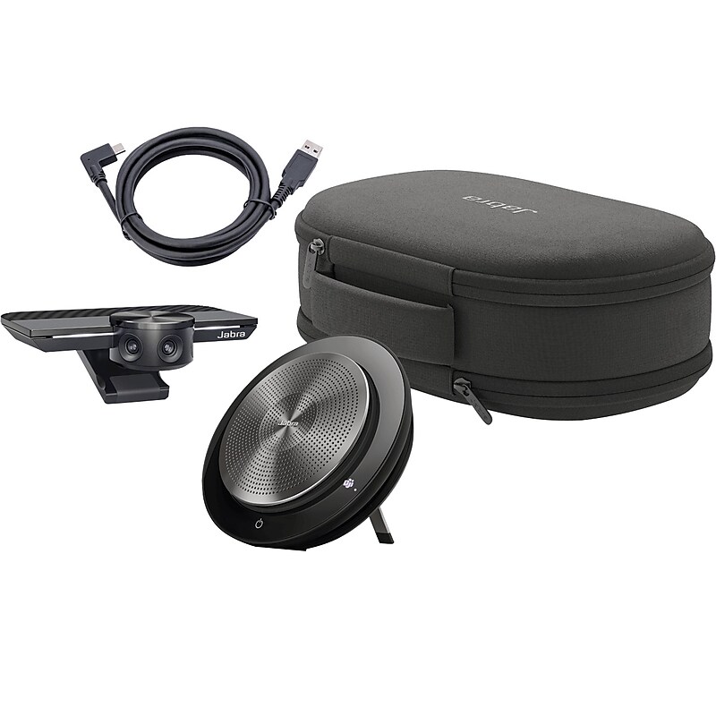 jabra PanaCast Meet Anywhere and Speak Bundle, 13 Megapixels, Black (8402-229) image 1