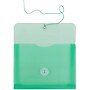 JAM Paper Premium Plastic Filing Envelope with Button & String Closure, Green, 3/Pack (920B1GRX3)~#|#~FB1D6D16-9EA8-4F8D-A6176E58F694B7BE_sc7