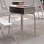 Flash Furniture Billie 24"W Student Desk with Open Front Metal Book Box, Gray Granite/Silver (FDDESKGYGY)~#|#~FB1EED66-DD7F-4778-B60F7EF3FF502182_sc7