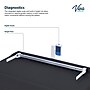 Viva Comfort Grande PU Leather Pediatric Exam Treatment Digital Scale Table, 500 lb. Capacity, Black (996-09-PSBBLKMK)~#|#~FB203AA8-8B18-457B-A6372FEC711F9EC7_sc7