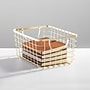 mDesign Metal Basket with Handles, Soft Brass (24829W)~#|#~FB213A7D-2429-45DC-AB0E2B3AC0B560D8_sc7