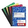 STAPLES Composition Notebook, 9.75” x 7.5”, Wide Ruled, Assorted Colors, 48/Pack~#|#~FB246621-B10A-4A67-8373164E4194A5F9_sc7