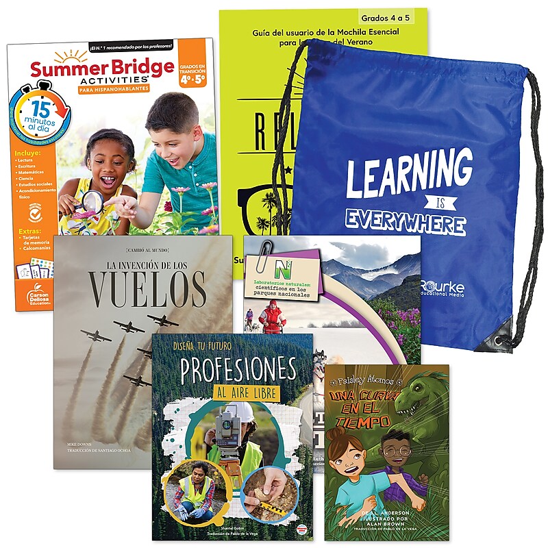 Summer Bridge Activities Summer Bridge Spanish Backpack, Grade 4-5 Workbook, 7/Set (CD-145440) image 1