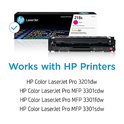 HP 218A Magenta Standard Yield Toner Cartridge, Prints Up to 1200 Pages (W2183A) Sansujyuku sansujyuku.com