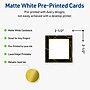 Avery Black with Gold Pattern Matte Blank Card, White, 90/Pack (S00-ETR)~#|#~FB2DF48B-BA9F-421F-9C1F592355D440E5_sc7
