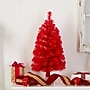 Nearly Natural Red Artificial Christmas Tree, 2' (T3302)~#|#~FB2FC4F0-90B9-421F-A3D9EB3B8DB6E626_sc7