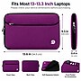 Vangoddy 13" Laptop Sleeve, Purple/Black (NBKLEA747)~#|#~FB32E691-4BF2-4635-9B3C3CC853475BEC_sc7
