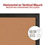 Staples Cork Bulletin Board, Black Frame, 23" x 17" (ST62835)~#|#~FB335802-3BF7-4FFC-88D03BC4A2D112BF_sc7