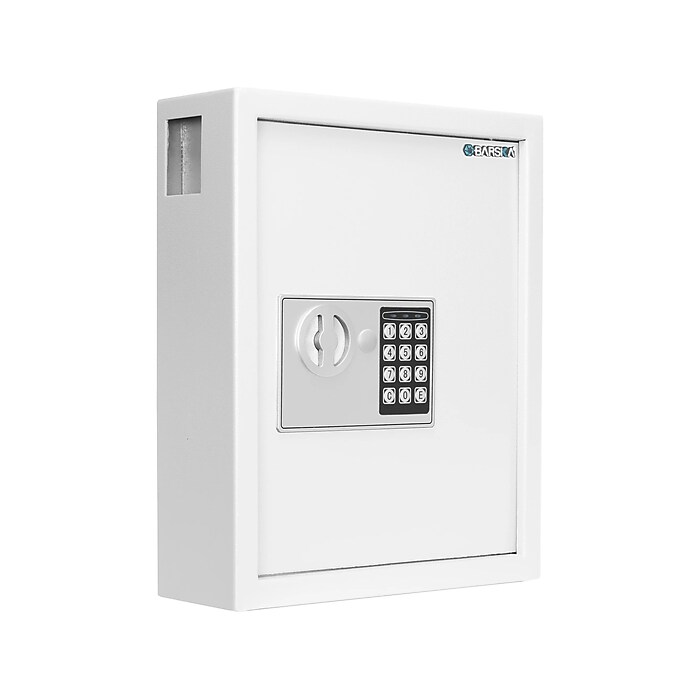 Barska 40-Key Digital Keypad Wall Safe, White (AX13964) | Staples