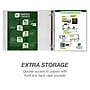 Samsill Earth's Choice Plant-Based Durable  1.5" View Binder, 3-Ring ,Made in USA, White (18957)~#|#~FB38D89E-B2F3-484D-8CCA6A95E90C0BF4_sc7