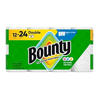 Bounty Select-A-Size Double Roll Paper Towels, 2-ply, 82 Sheets/Roll, 12 Rolls/Pack (66541/06130)~#|#~FB3B57FE-4BA3-44FA-928498412E8BA5D0_sc7
