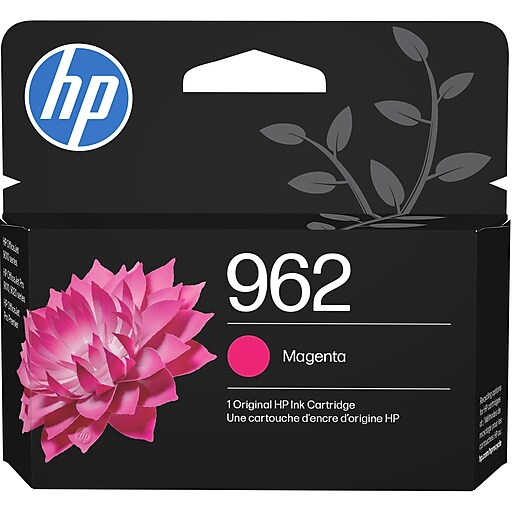 HP 962 Magenta Standard Yield Ink Cartridge, Prints Up to 700