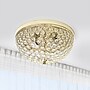 Lalia Home Crystal Glam 2 Light Ceiling LED Flush Mount, Gold (LHM-2000-GL)~#|#~FB45FF6F-2A31-48E4-A89458FEDDEBFDA5_sc7