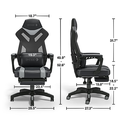 Staples Emerge Vomax Bonded Leather Ergonomic Gaming Chair - Thumbnail 2