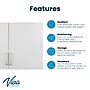 Viva Comfort 36" H x 36" W Exam Room Medical Cabinet with Right Sink and 36" W Wall Cabinet, 3 Drawers, Gray (90236RS-GRY-WAL)~#|#~FB490C73-93EB-4300-8EA7E400694EAF53_sc7