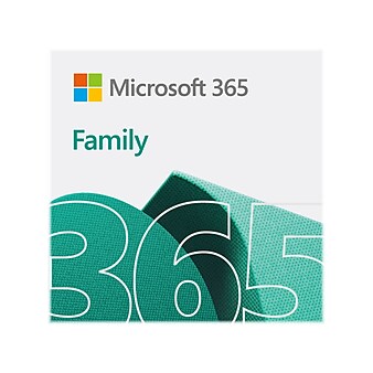 Microsoft 365 Family for Windows/Mac/Android/iOS, 6 Users, 1 Year Subscription, Product Key Code (6GQ-01565)