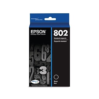 Epson T802XL Black High Yield Ink Cartridge (T802XL120-S) | Staples