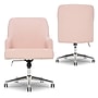 Serta Style Leighton Fabric Swivel Home Office Chair, Blush Pink (47925C)~#|#~FB4FA0F2-7D6D-42E0-BF256E1D0CC33290_sc7