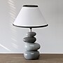 Simple Designs Shades of Gray Ceramic Stone 14.70" LED Table Lamp, Gray (LT3052-GRY)~#|#~FB5E30C8-D51F-4BD3-8515C80794C83AEC_sc7