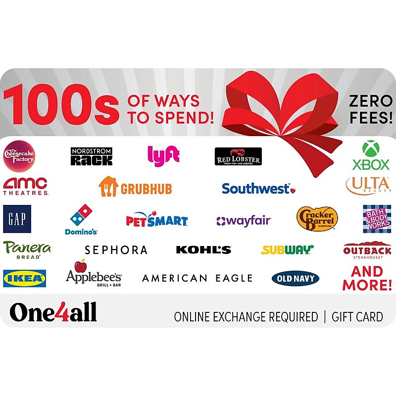 One4All Ultimate $200 Gift Card (1016887B20000) image 1