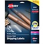 Avery Sure Feed Laser/Inkjet Shipping Labels, 2" x 4", Glossy Clear, 100 Labels/Box (6522)~#|#~FB61B584-99FE-42B0-B3CDC94B03E2C3F6_sc7