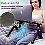 Uncaged Ergonomics WorkEZ Cooling Laptop Lap Desk, Executive Black (WEEB)~#|#~FB665444-13EA-4E1B-9E6917FE87AB446C_sc7