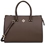 Karla Hanson Rachel Faux Leather Accordion Bag, Brown (24578056)~#|#~FB66815E-580D-4191-A6004FD4C821F438_sc7
