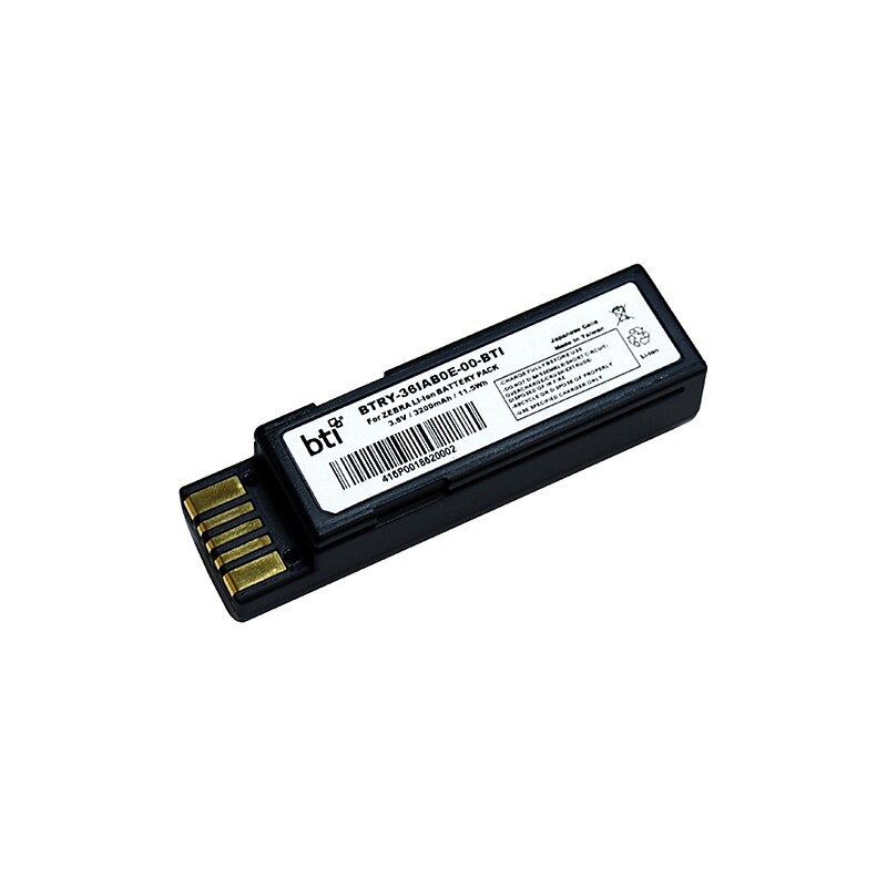 Battery Technology BTRY-36IAB0E-00-BTI Zebra Scanner Battery, Handheld image 1