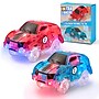 JitteryGit XTRA 2 RACERS Cars for Race Track & Glow In The Dark Trax, Red/Blue (000860009329522)~#|#~FB6D2580-8462-44E7-A8B413577862B486_sc7
