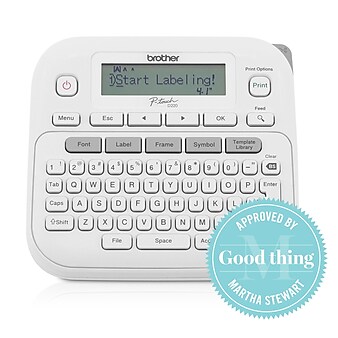 Brother P-touch Desktop Non-Thermal Label Maker, White (PT-D220)