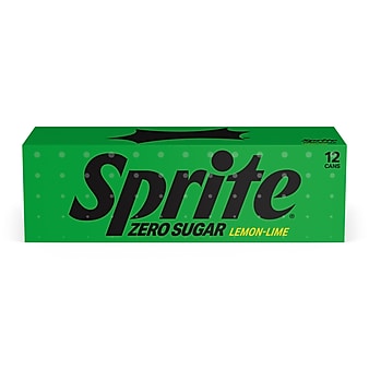 Sprite Zero Diet Lemon-Lime Soda, 12 Oz., 24/Carton (00049000037111)