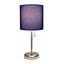 Creekwood Home Oslo 19.50" LED Table Lamp with USB Port, Brushed Steel/Navy Blue (CWT-2012-NV)~#|#~FB7A8A05-606B-436A-839005F0C814A412_sc7
