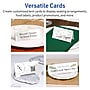 Avery Integrated Cards, 2.5" x 8.5", Glossy White, 100/Box (95329)~#|#~FB7B06FB-32DD-4CE8-BC05A5AD4FDF2FAB_sc7