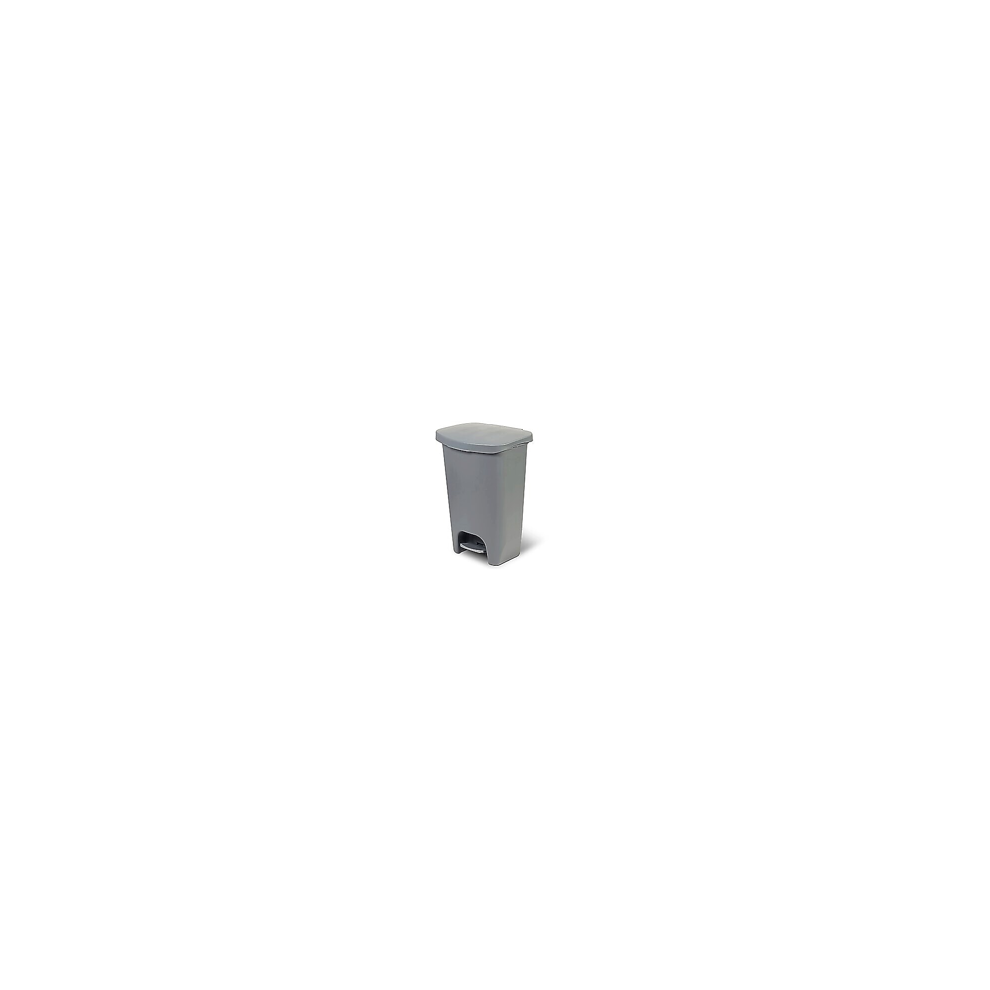 Glad Plastic Step Trash Can, 13-Gallon, Gray (GLD-74131-1) Sansujyuku sansujyuku.com