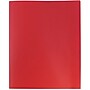JAM Paper POP 2-Pocket Plastic Folders with Fasteners, Red, 6/Pack (382ECredd)~#|#~FB7FAA13-D146-4456-B8694DAED5436374_sc7