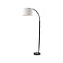 Simplee Adesso Jace 64" Matte Black Floor Lamp with Off-White Drum Shade (SL1145-01)~#|#~FB7FE0B9-33A2-4F5C-B33C73C7EF4AE9F4_sc7