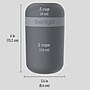 bentgo Insulated Snack Container, Dark Gray, 20 oz. (BGSNKCP-DG)~#|#~FB811C20-CE96-454E-AE64E1ACC2232795_sc7