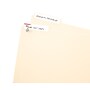 Avery Easy Peel Laser/Inkjet File Folder Labels, 2/3" x 3-7/16", White, 252 Labels/Pack (5202)~#|#~FB8125CC-3200-467D-ADFC264DF783B6AE_sc7