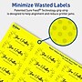Avery Laser/Inkjet Multipurpose Rectangle Labels, 0.75" x 2.25", Neon Yellow, 300/Pack (94216)~#|#~FB8230AD-0D51-41C2-B443570CD1CE3818_sc7