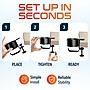Delton H22 Under Desk Cup Holder and Desk Hook for Headphones, Black (DHSCH22)~#|#~FB8281DD-19D1-4698-A0CE225A2AB236E1_sc7