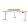 VersaDesk PowerLift 72"W Electric Corner Adjustable Standing Desk, Maple/White (PLCSD6072-WM-APP)~#|#~FB87F1E1-4222-4406-BAD21705B5921A31_sc7