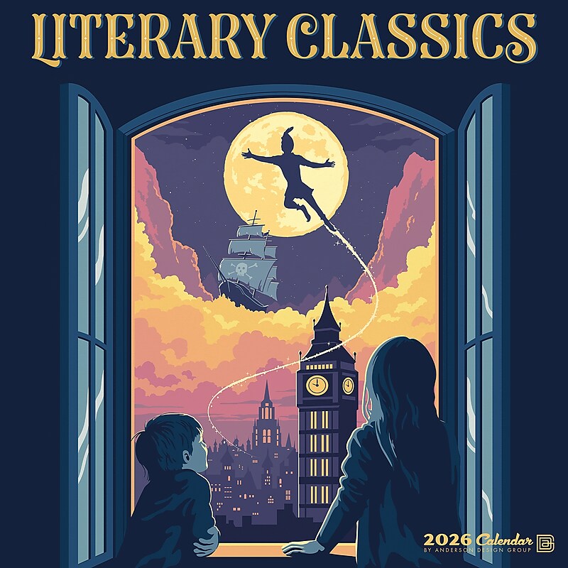 2026 Willow Creek Literary Classics 12" x 12" Monthly Wall Calendar (55922) image 1