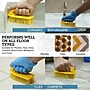 BISON LIFE 6" Polypropylene Iron Handle Scrub Brush, Yellow, 6/Pack (BPES-IRBH-PP-Y-6)~#|#~FB8D735E-BEA9-46E5-950BDEBF07A01943_sc7