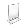 Azar Card Holder, Desktop/Countertop, Top/Side Loading Acrylic, 5/Pack (152799-SLV-5PK)~#|#~FB8DF605-AECA-424F-B4363BB118143739_sc7