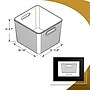 Azar Displays Large Wheat Lined Textured Plastic Storage Tote Bin with Handles, 2/Pack~#|#~FB8E03FF-7177-4D1F-A40607058C7C811D_sc7